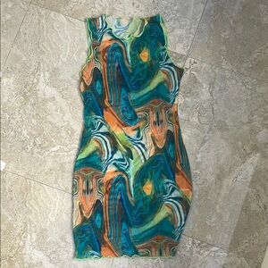 💚3/$10 Multicolor sheer coverup. Medium